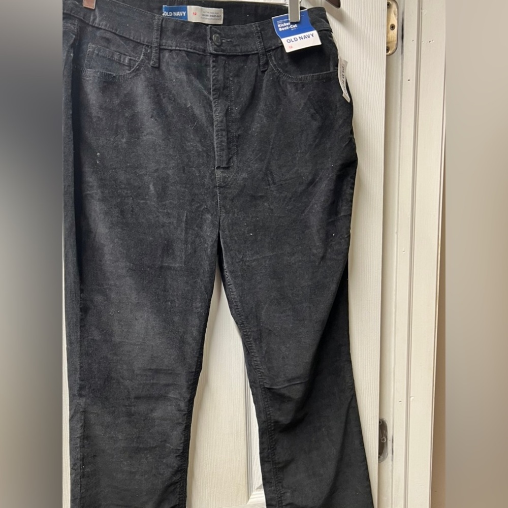 BNWT- OLD NAVY VELVET WITH A LITTLE STRETCH PANTS.